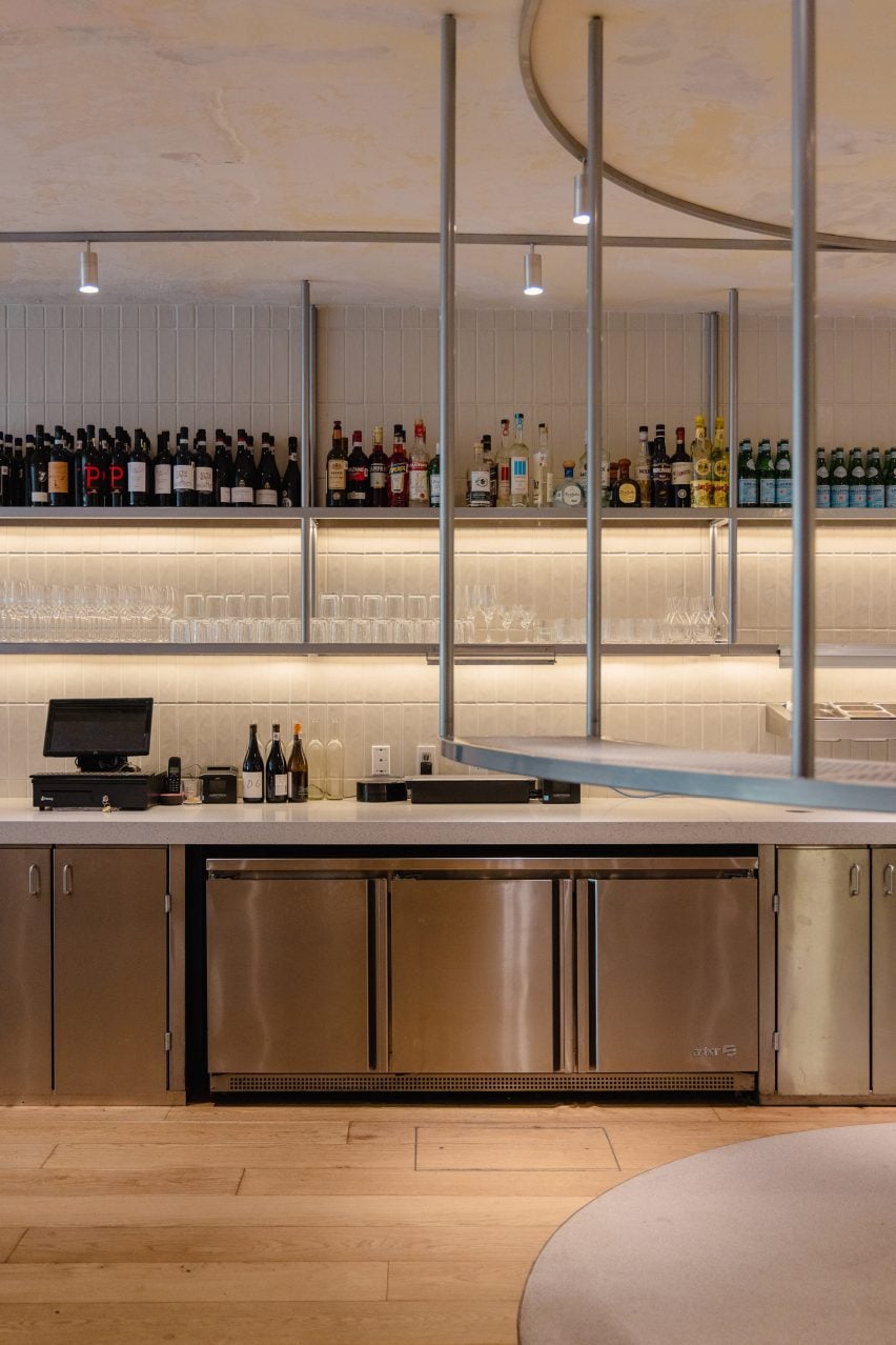 Sophía Betancur references nearby church for Pizzeria Della Madonna