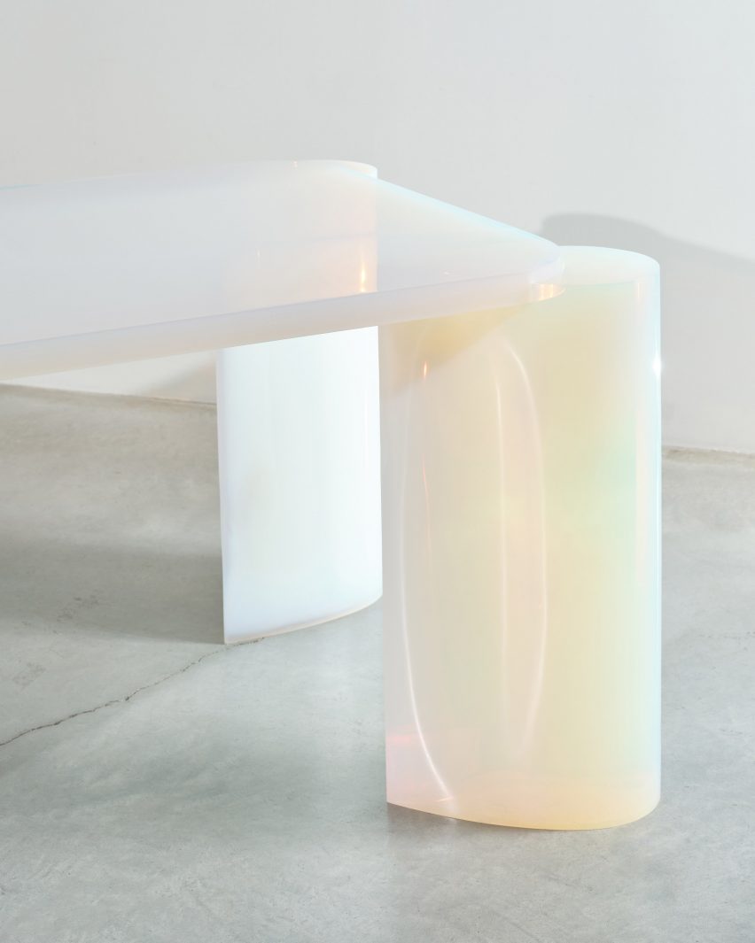 Trapezion dining table for Poikilos by Objects of Common Interest