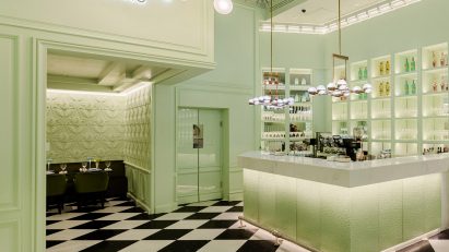 Prada Caffe at Harrods