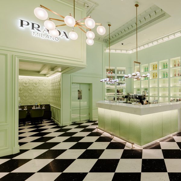 Prada Caffe at Harrods
