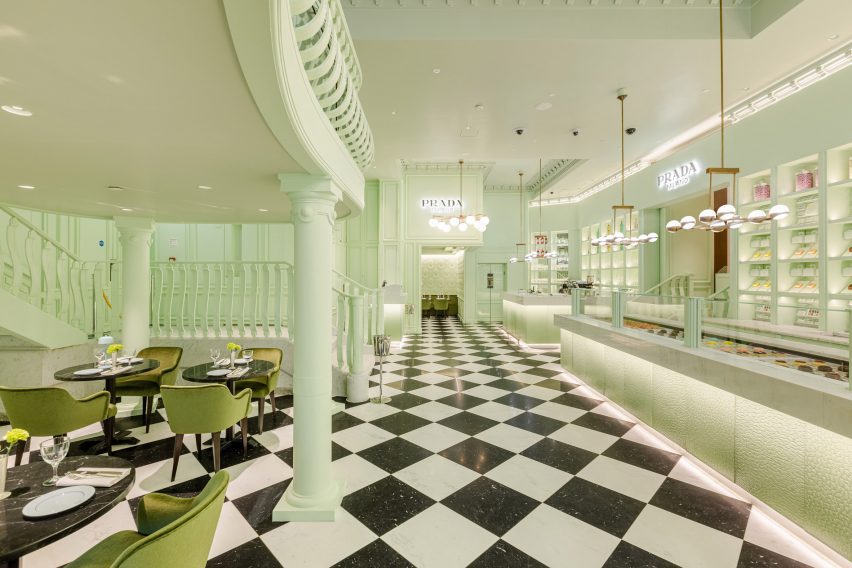Prada Caffè at Harrods