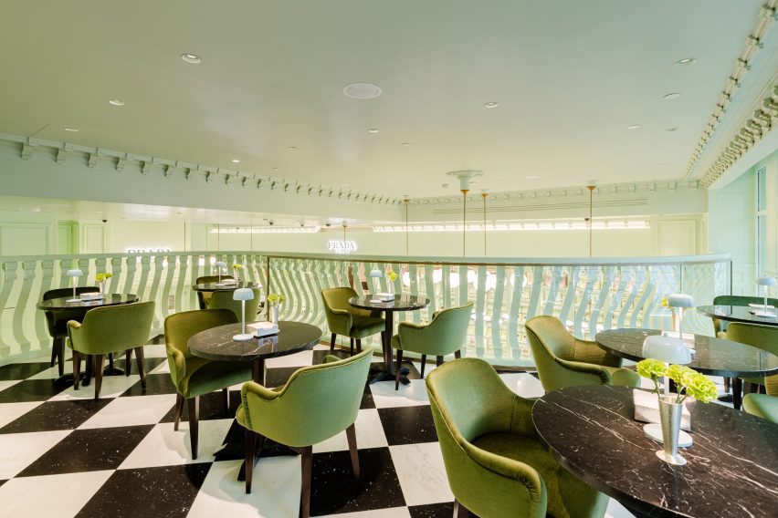 Prada Caffè at Harrods