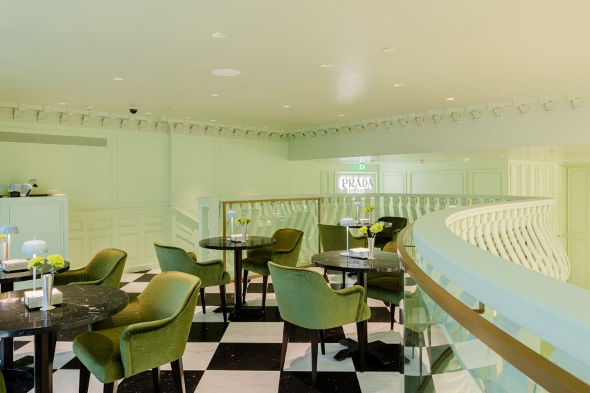 Prada Caffè at Harrods