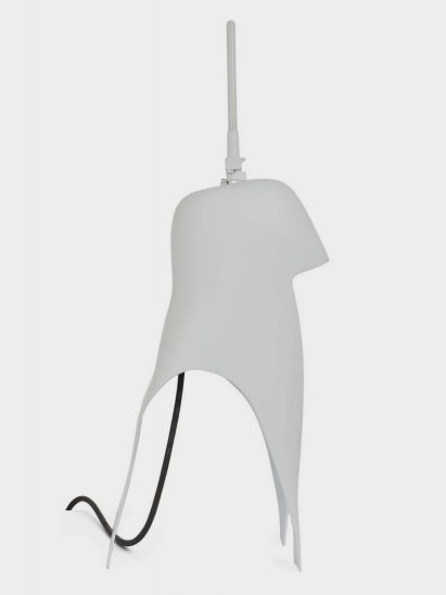 Photo of a white floor lamp