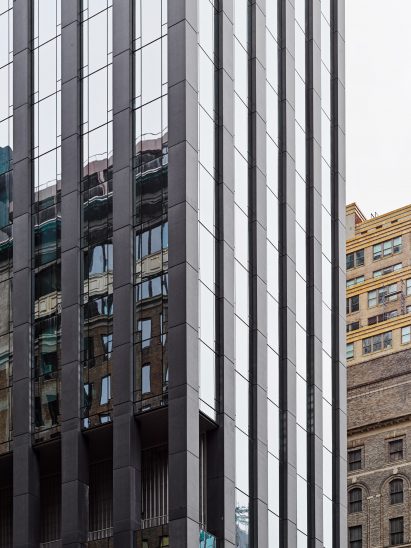 Rieder concrete panels on skyscraper facade