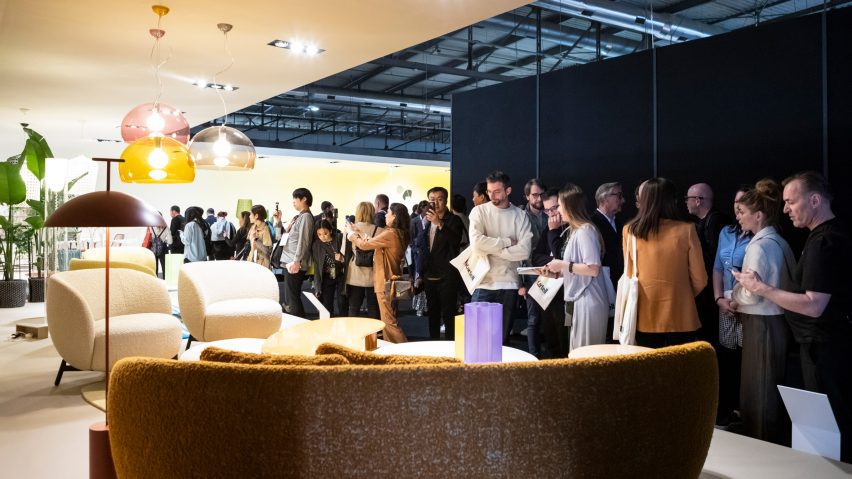 Crowds at Salone del Mobile