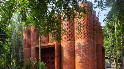 Exterior of Shah Muhammad Mohshin Khan Mausoleum in Bangladesh by Sthapotik