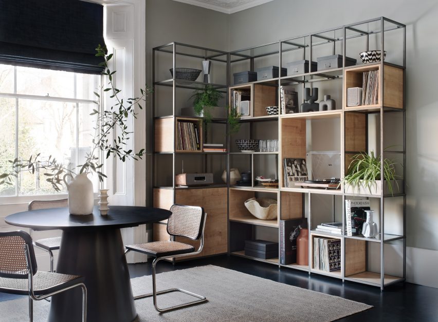 Shelved modular shelving system by Jonathan Clark for Shelved