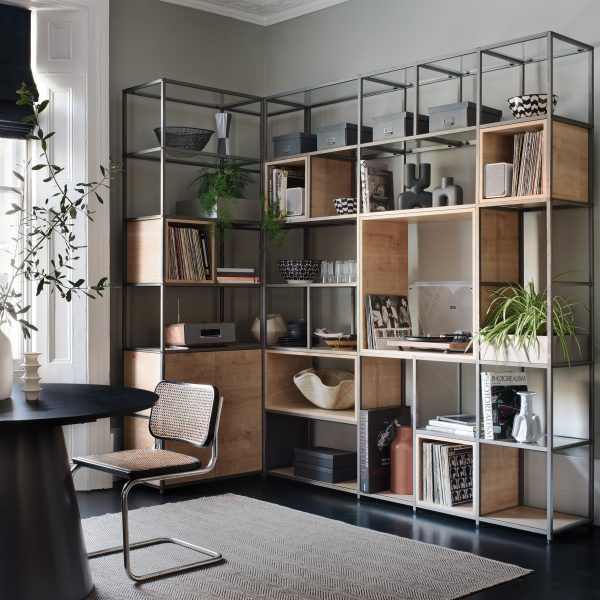 Shelved modular shelving system by Jonathan Clark for Shelved