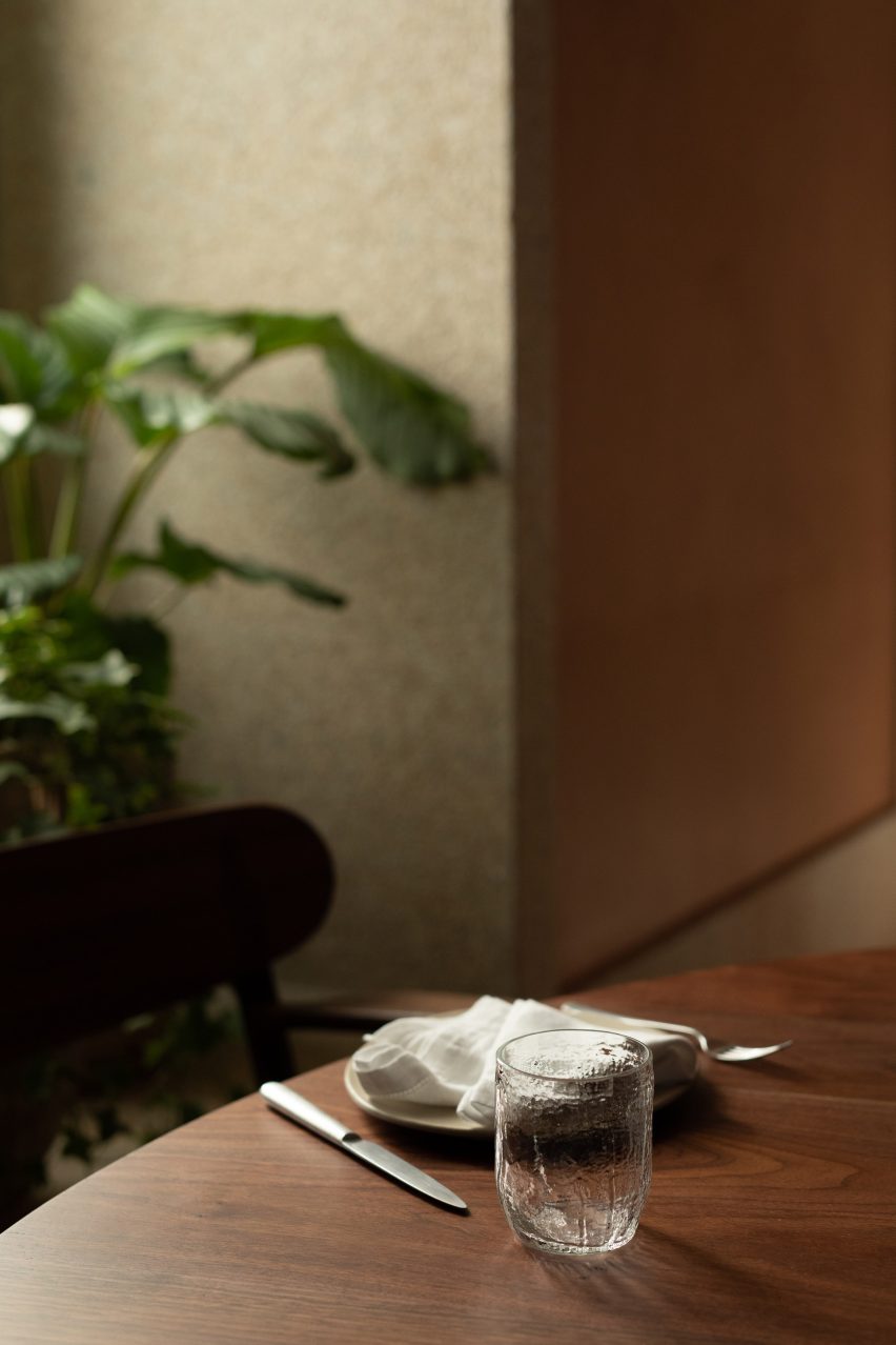 Tableware in Space Copenhagen design of restaurant