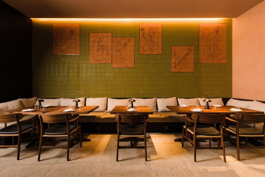 Álvaro Siza mural for Porto restaurant