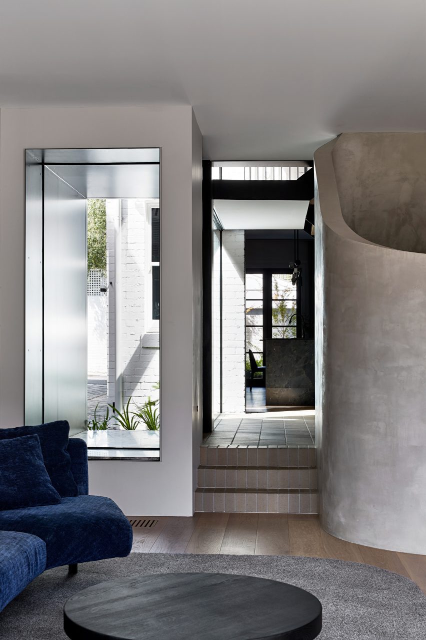 Interior of St Martins Lane extension in Melbourne by Matt Gibson Architecture + Design