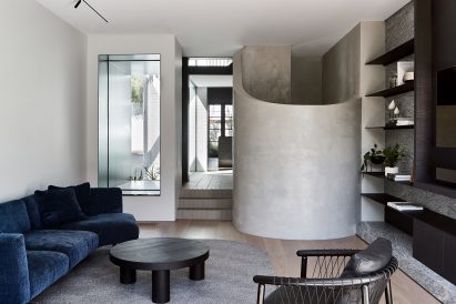 Interior of St Martins Lane extension in Melbourne by Matt Gibson Architecture + Design