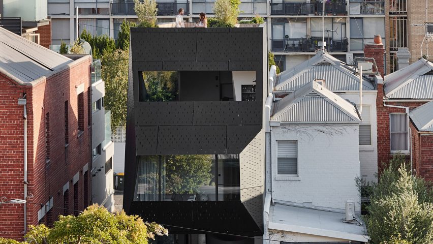 Exterior of St Martins Lane extension in Melbourne by Matt Gibson Architecture + Design