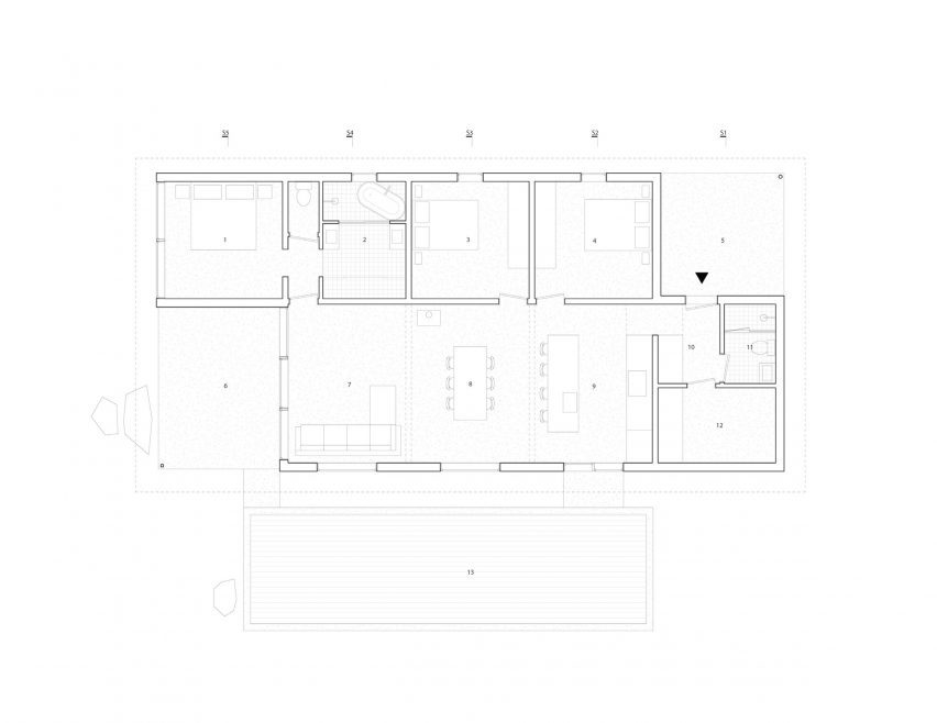 Plan of Devil's Glen house by StudioAC
