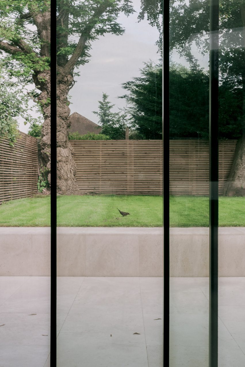 Interior of Suncatcher house extension in London by Francesco Pierazzi Architects