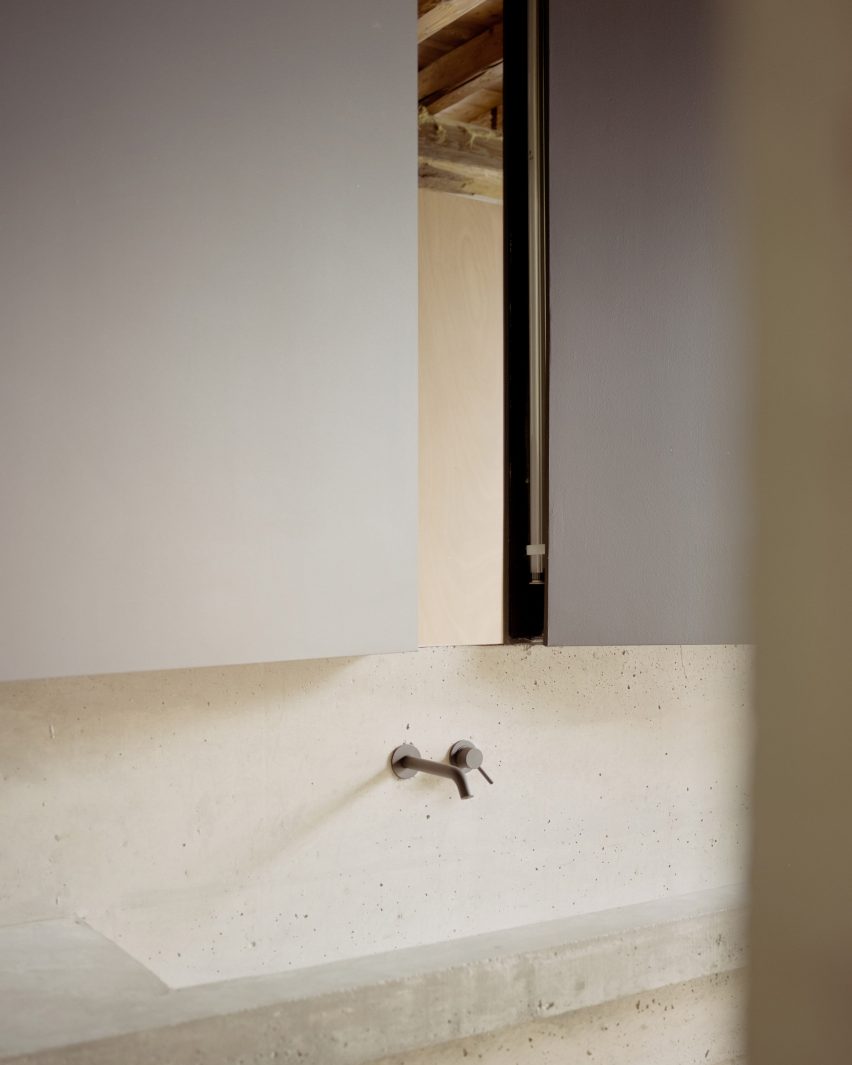 Interior of Threshold and Treasure art gallery in Italy by AMAA
