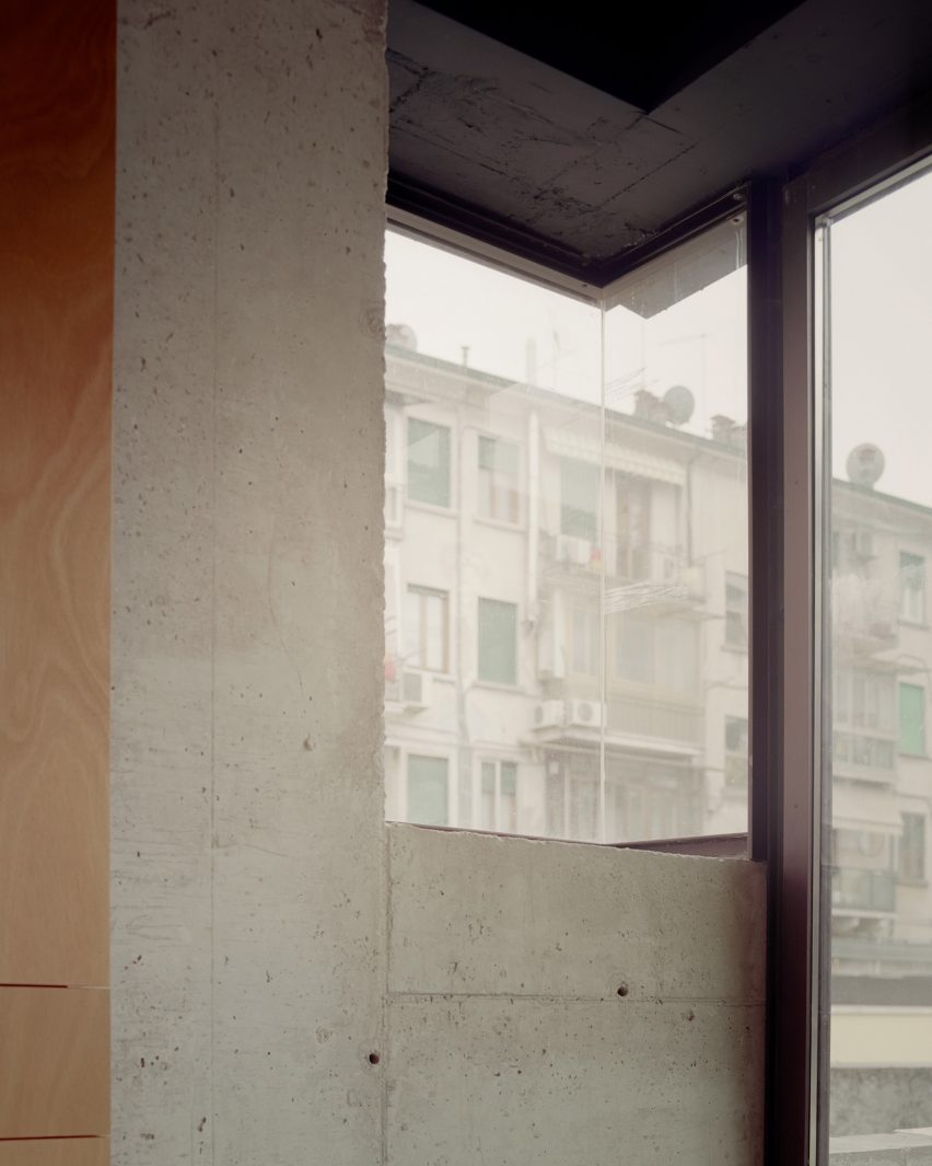 Interior of Threshold and Treasure art gallery in Italy by AMAA