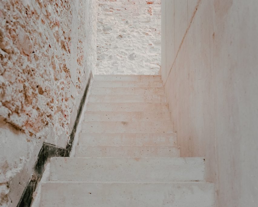Interior of Threshold and Treasure art gallery in Italy by AMAA