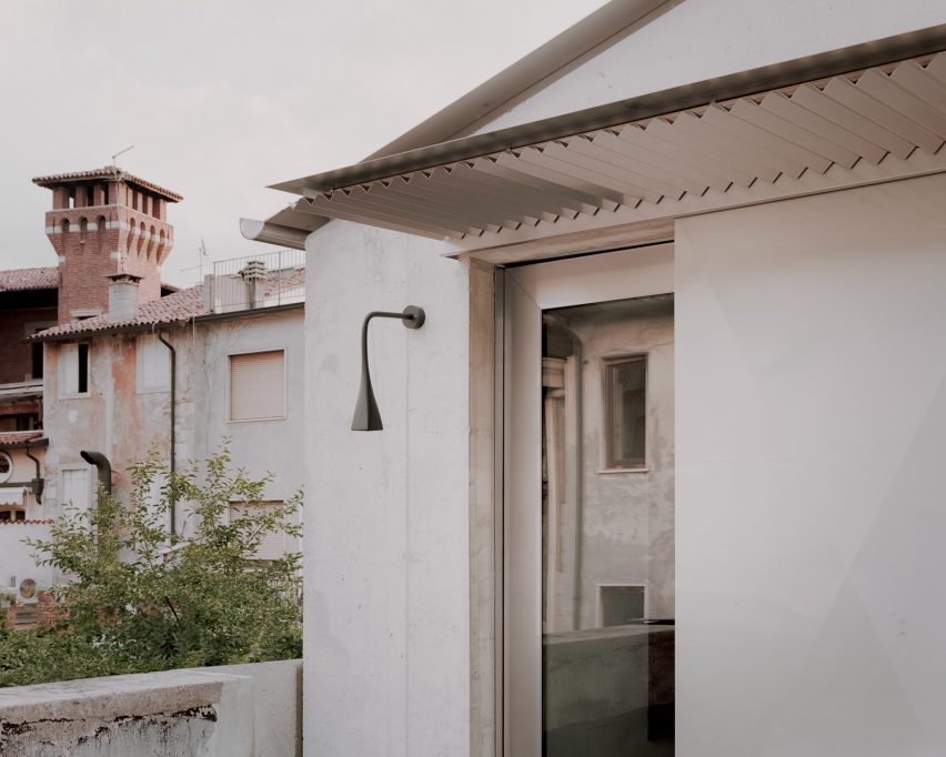 Exterior of Threshold and Treasure art gallery in Italy by AMAA