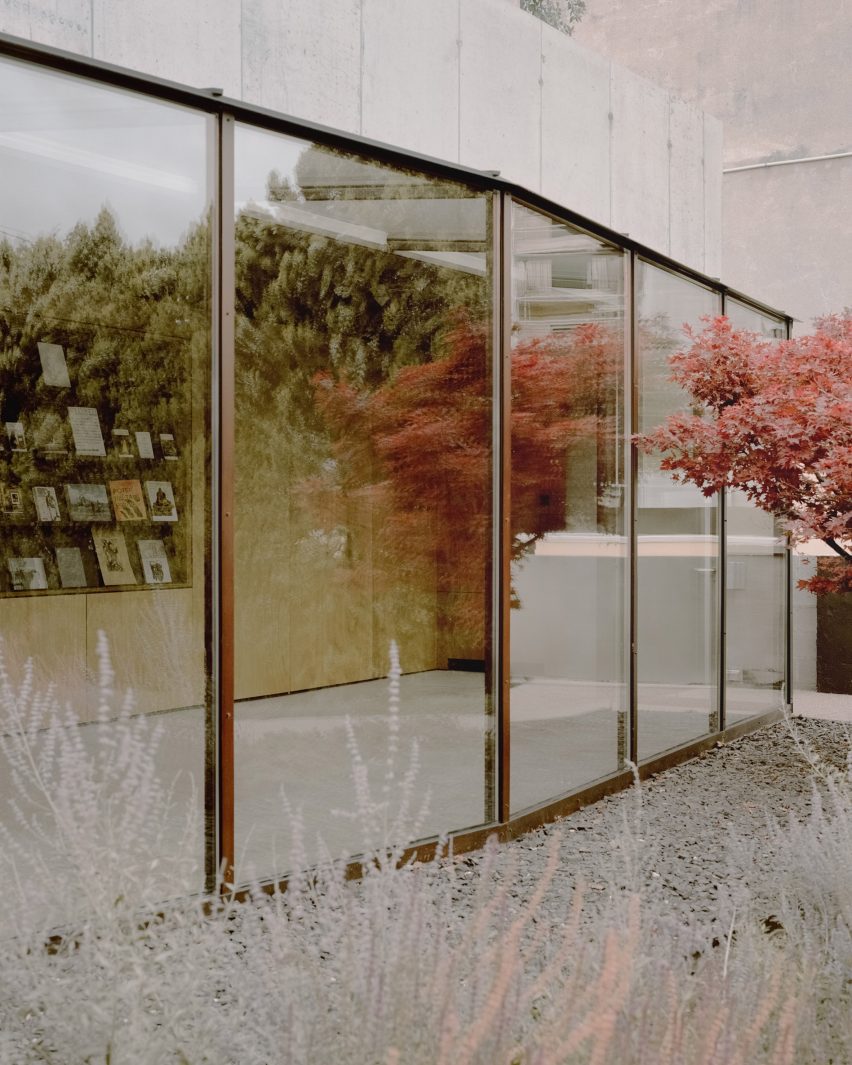 Exterior of Threshold and Treasure art gallery in Italy by AMAA