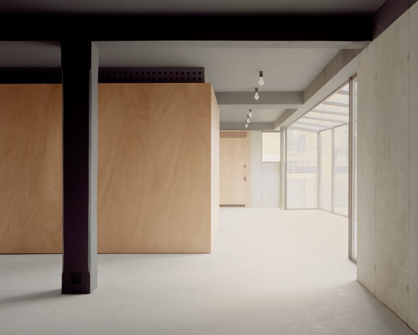 Interior of Threshold and Treasure art gallery in Italy by AMAA