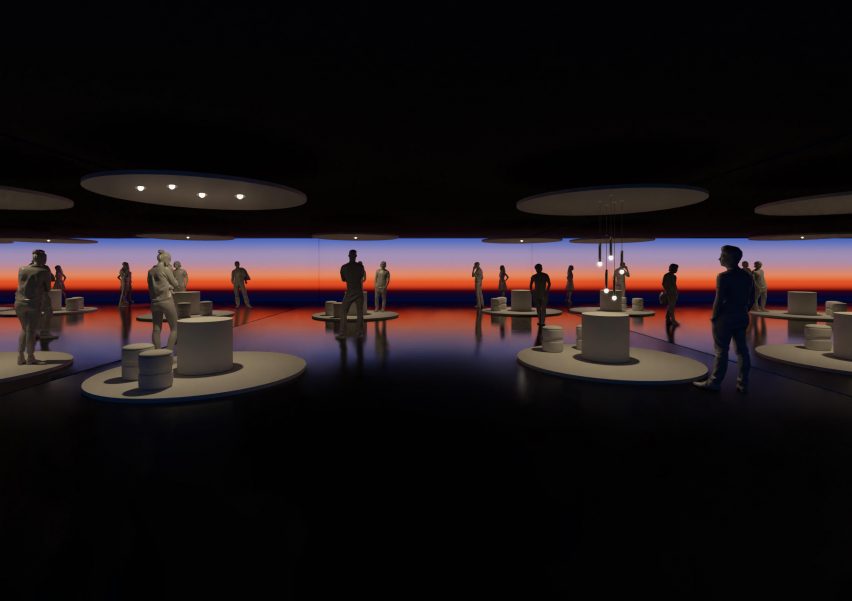 Occhio installation at Milan design week