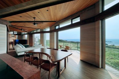 Interior of coastal Japanese house