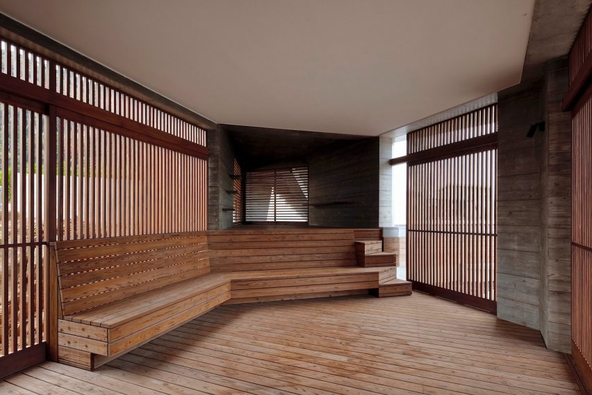 Interior of Villa MKZ by Takeshi Hirobe Architects