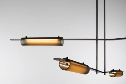 Volant chandelier by Ross Gardam