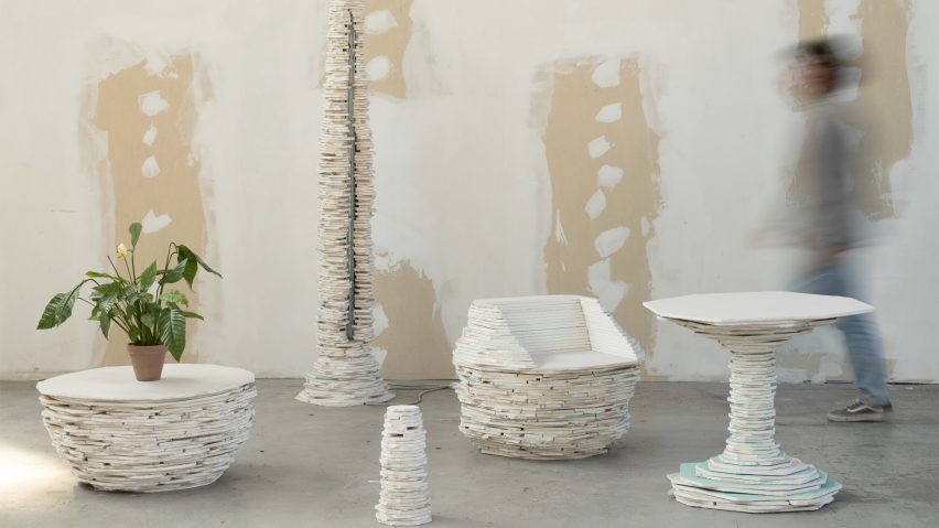 Waste Collection furniture by Design Differente