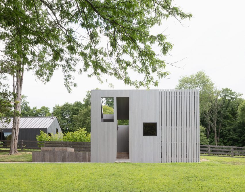 Timber-clad outbuilding by Worrell Yeung