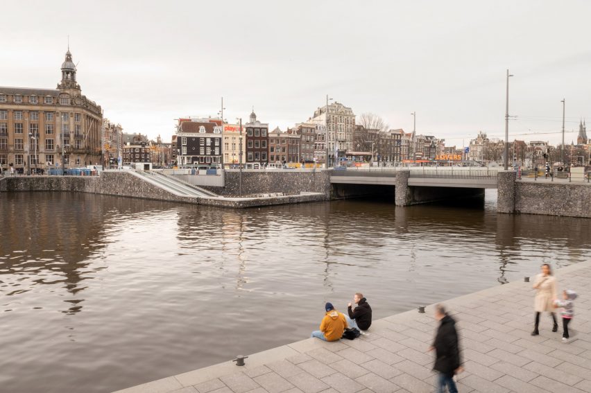 Stationsplein bicycle parking in Amsterdam by Wurk