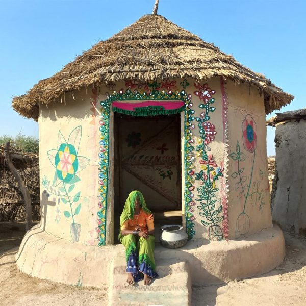 Lari Octa Green bamboo shelter by Yasmeen Lari