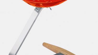 Mezzadro, stool, design Achille and Pier Giacomo Castiglioni 1957, credits Courtesy of Zanotta SpA