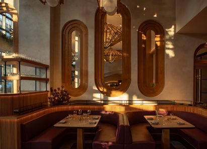 Mesiba restaurant interior by Basile Studio