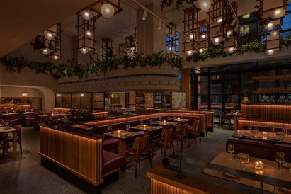Mesiba restaurant inside Moxy Williamsburg hotel