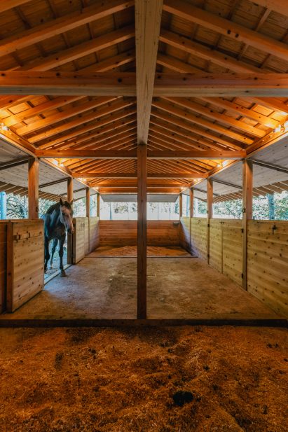 Interior of Umagoya stable