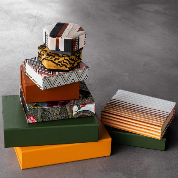 Photo of fabric boxes by August Sandgren