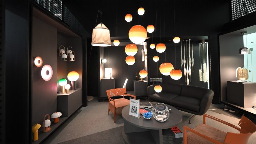 Photo of lighting exhibition at FIND 2023