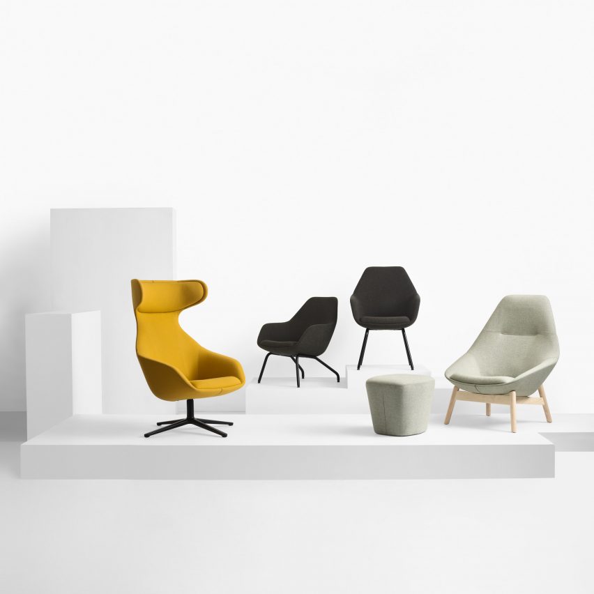 Photo of Famiglia chairs for Allermuir by Pearson Lloyd