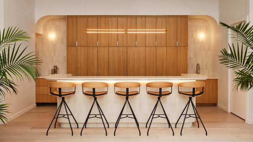 Photo of stools in the HBF showroom