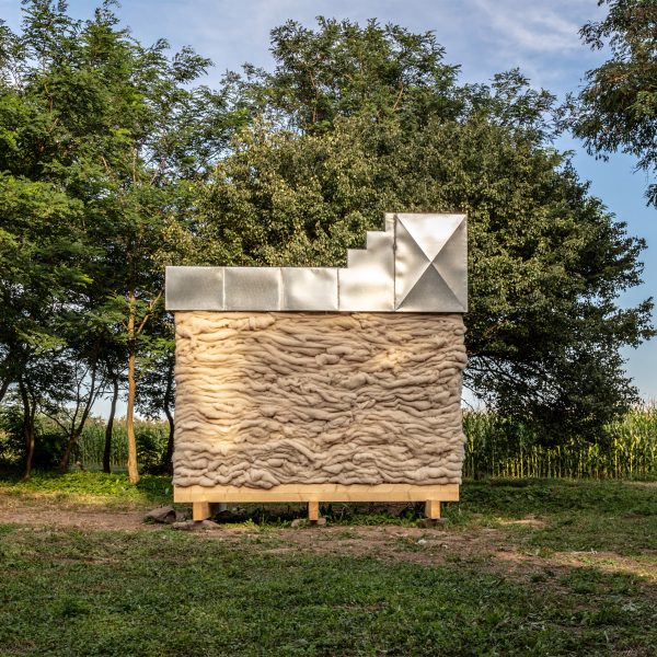 Photo of an installation at the Hello Wood Builder Summit 2023