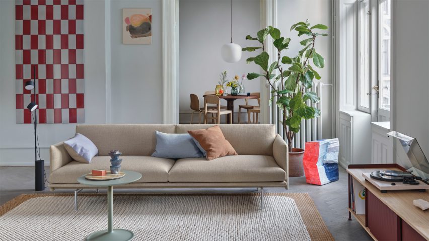 Photo of Muuto furniture in its showroom