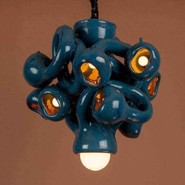 Navy lamp resembling a snake