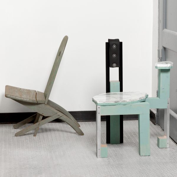 Photo of chairs at the Make-Do exhibition