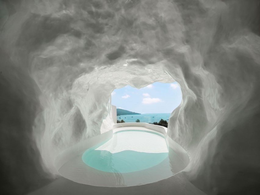 Miyue Blue and White Island Pool Homestay