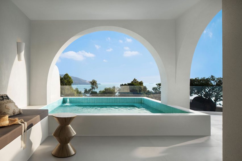 Miyue Blue and White Island Pool Homestay