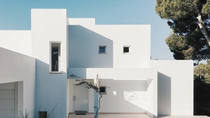 Photo of a white building