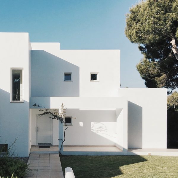 Photo of a white building